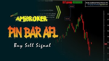 𝐀𝐦𝐢𝐛𝐫𝐨𝐤𝐞𝐫 𝐀𝐅𝐋 𝟮.𝟬 - Pin Bar Candlestick Pattern Detector AFL