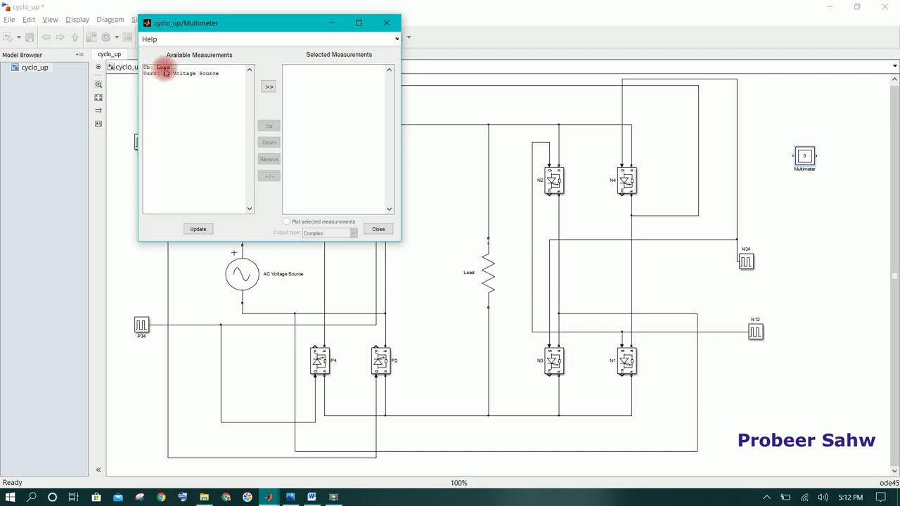 Simulation of Step Up Cycloconverter || MATLAB and Simulink ...