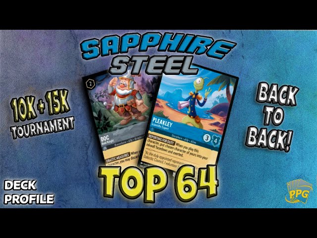 PPG 10K+15K Back To Back Top 64 Sapphire Steel 