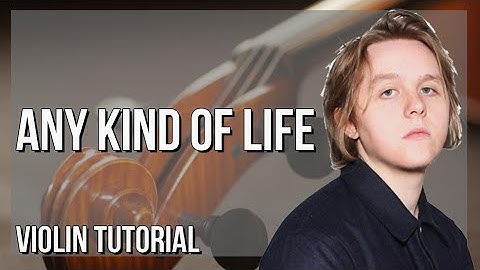 How to play Any Kind Of Life by Lewis Capaldi on Violin (Tutorial)