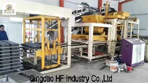 QT15-15 full automatic hollow concrete brick block making machine - Qingdao HF Industry