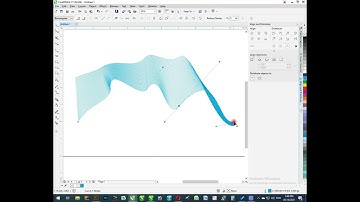 wavy Style in Corel Easy Tricks #Coreldraw #coreldrawvideo #wave #tricks #wavestyle #graphicdesign