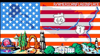 The American Flag (r/place 2023) [HD]