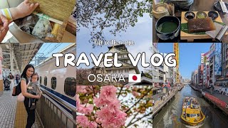 [Japan Vlog] Exploring Osaka🏯 | Sightseeing with a 13 month old | Dotonbori, Osaka Castle, Umeda Sky