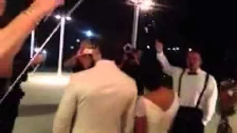 Jack McCain Renee Swift wedding sparkler exit