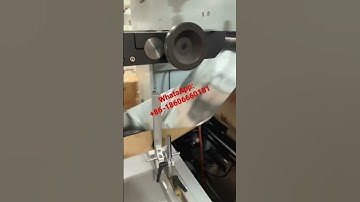 Flat bottom paper bag making machine