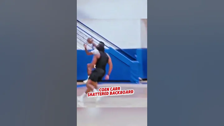 Coen Carr Shattered Backboard🤯🤯🤯 #trending #watch #foryou #viralvideo #recommended #4you #basketball