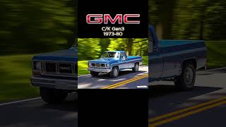 Gmc Pickup Evolution 19362025 Sierra Lineage