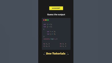 JavaScript interview question... #javascript  #dev