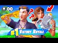 My Girlfriend and I Try Winning with 0 Eliminations... (Fortnite)