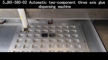 JHX580 automatic two-component three axis glue dispensing machicne