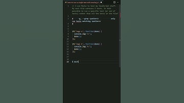 javascript - How to run a single test with Mocha?