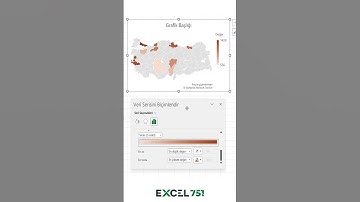 Excelde Haritadan Grafik Yapmak | #EXCEL 751 | #shorts #exceldersleri #kurumsaleğitim #excel