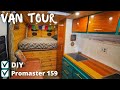 DIY Promaster VAN TOUR - Great Tips!