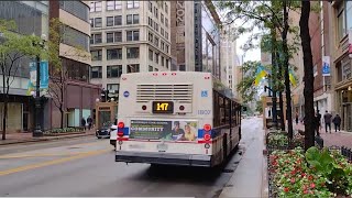 Chicago Transit Authority 2008 New Flyer Industries D40LF 1807 on Route 147
