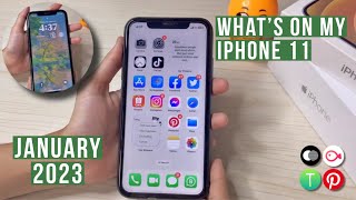 What’s on my iPhone 11 | iPhone 11 Black | 2023