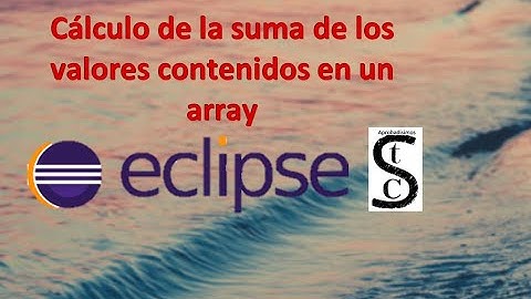 Suma de valores contenidos en un array en Java