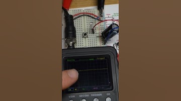Capacitor and Photo Diode Voltage Ramp Circuit Oscilloscope Measured #capacitor #voltage #circuit