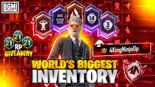 World’s Biggest Inventory Video | $ 5,00,00,000 UC | Video By 4KingNinjaOp