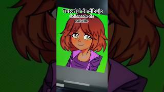 tutorial de dibujo, coloreado de cabello en medibang paint #music #musician