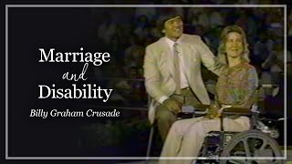 Joni and Ken Talk About Marriage and Disability at the Billy Graham Crusade in Sacramento 1983