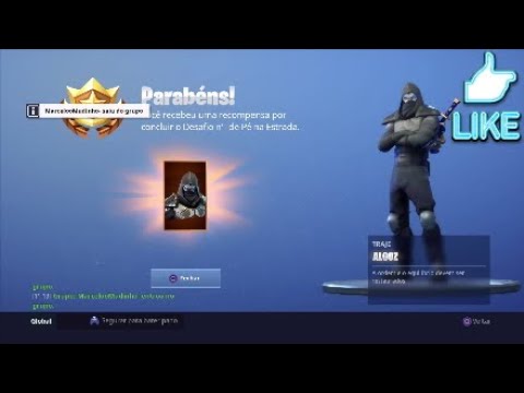 Pé Na Estrada Fortnite Fortnite Completei O Desafio Pe Na Estrada Liberei Skin Secreta Pe Na Estrada Algoz Youtube