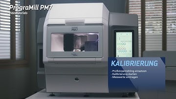 Videotutorial PrograMill PM7 – Kalibrierung