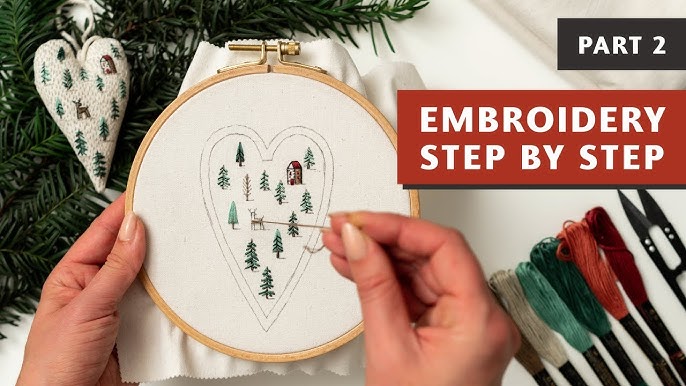 Stranger Things DIY Embroidered Ornament