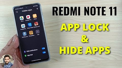 Redmi Note 11 : App Lock & Hide Apps