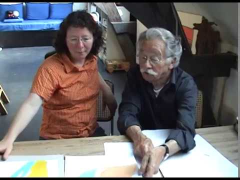 Etha Struick op bezoek bij Dick Bruna