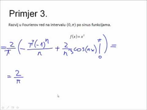 Fourierov red Primjer 3