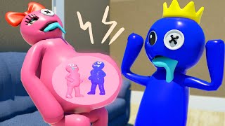 Rainbow Friends Brewing Baby But Pregnant Story - Rainbow Friends TWIN Baby Animation
