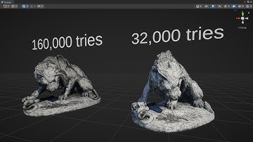 1 Click LOD Creation in Unity!