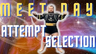 Your Attempt Selection on Meet Day Sucks