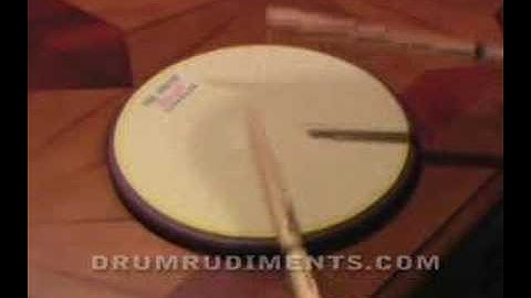 Drum Rudiments #25 - Single Flammed Mill - DrumRudiments.com