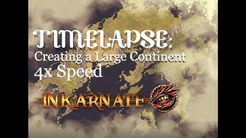 **BAD AND OUTDATED NOW** Timelapse: Making a Fantasy Continent Map | Inkarnate Timelapse