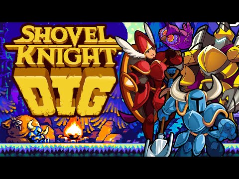 Shovel Knight Dig Full Run Walkthrough/Longplay - No Commentary (True Ending)