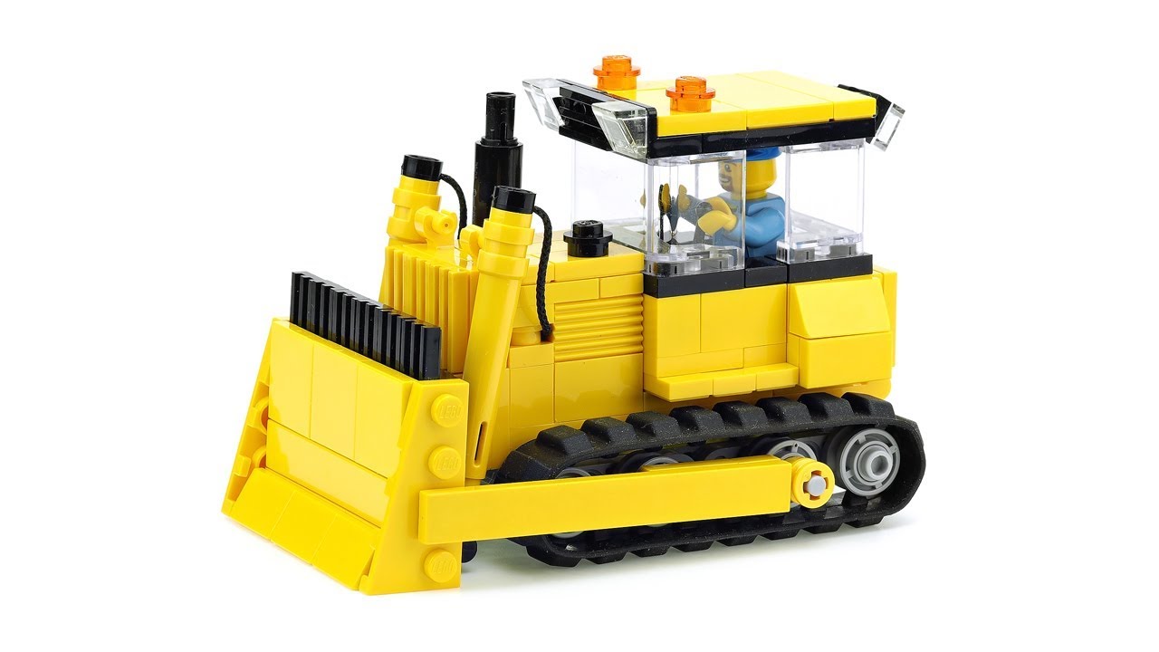 LEGO Bulldozer. MOC Building 