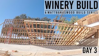 LSL Wall Framing + Flying Into Place! [DAY 3] Timberstrand Lsl Wall Framing