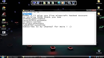 Minecraft Premium Account Hacked FREE 2014 WORK 1000000%
