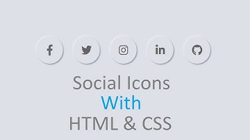 [ HTML && CSS basic ] #7 SOCIAL MEDIA ICONS with HTML & CSS