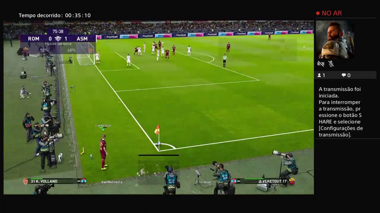 Transmissão ao vivo do PS4 de icolive