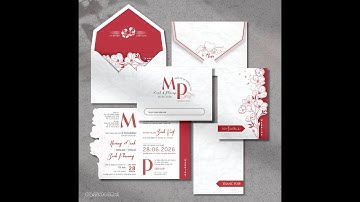 Thiệp Cưới Mẫu Mới 2025- Thiệp Cưới Giấy Thơm | Phúc Thiệp Cưới Wedding