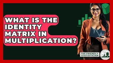 What Is The Identity Matrix In Multiplication? - The Friendly Statistician