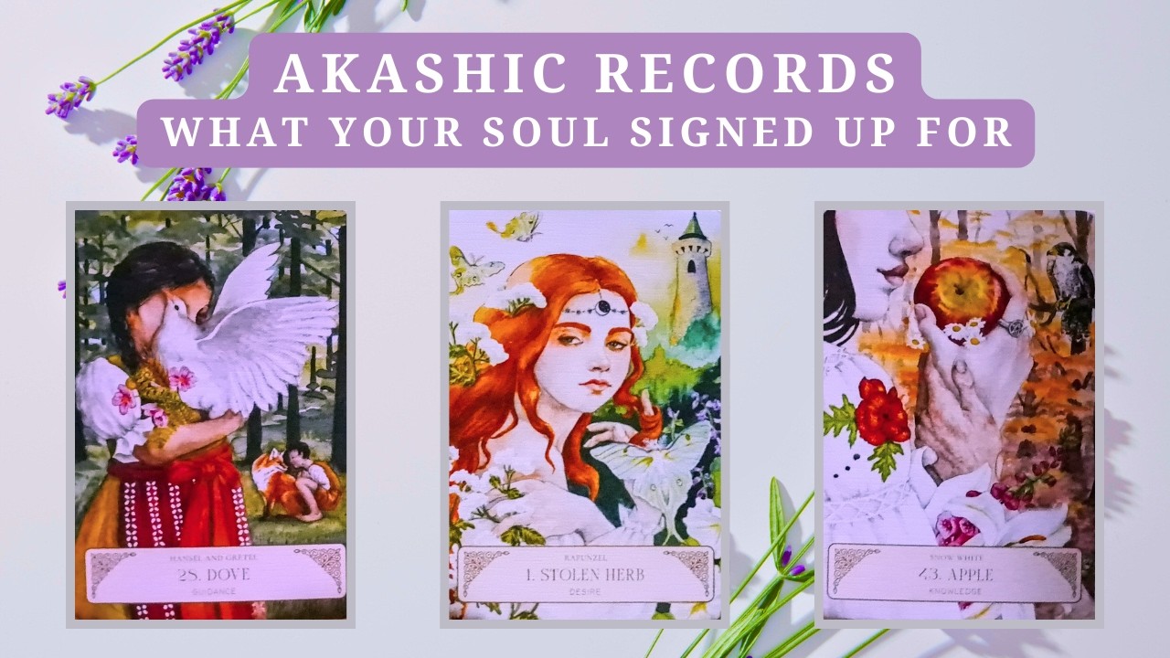 ✨What Your Soul Signed Up For. 🗝Akashic Records Reading. Pick A Card