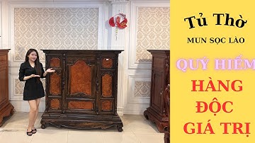 Mun Sọc Lào Quý Hiếm: Chiếc Tủ Thờ Khiến Ai Nhìn Cũng Mê!