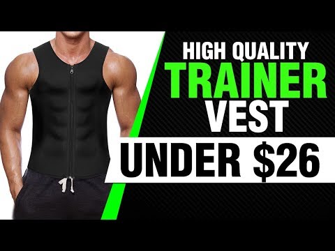 $26 Men Waist Trainer Vest for Weightloss Hot Neoprene Corset