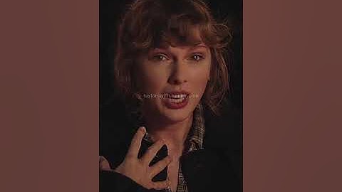 Taylor swift talking about august