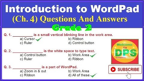 Questions & Answers of Ch 4 Grade 2