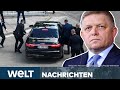 BLUTTAT IN SLOWAKEI: Attentat auf Regierungschef Fico! Erste Erkenntnisse über Täter | WELT STREAM